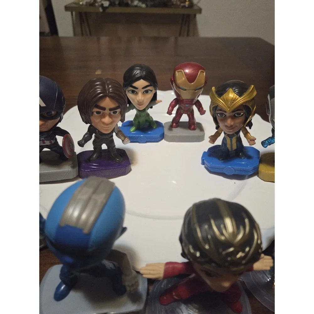 Mcdonalds Happy Meal Marvel Toys, Lot Of 10